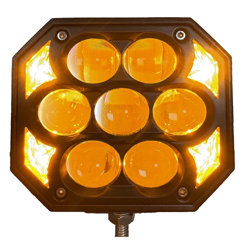 V109 Lampe de Travail LED 65W 12000LM Projecteur Étanche IP67 pour VR Voiture Moto Véhicule Tout-Terrain