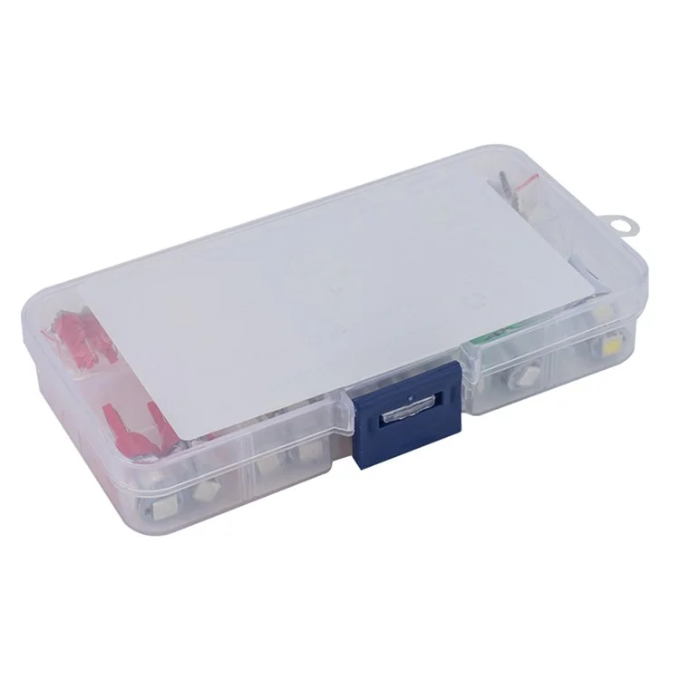 A3605 20PCS T5 / T10 T10 Dash Dash Toard Motorcycle Modification LED Turn Signal Signal Clearance Lampe With Plastic Box