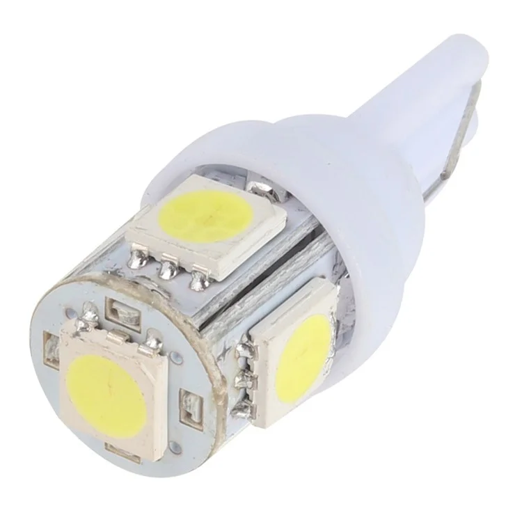 A3605 20PCS T5 / T10 T10 Dash Dash Toard Motorcycle Modification LED Turn Signal Signal Clearance Lampe With Plastic Box