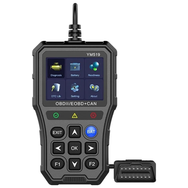 YM519 OBD2 Code Reader Car Engine Diagnostic Tool Full OBDII Scanner Support 13 Languages