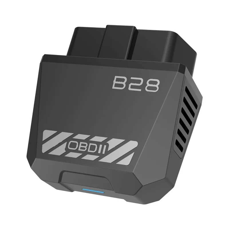 B28 OBD2-Scanner ELM327 Bluetooth 5.1 Auto-Engine-Diagnose-Code-Leser - Schwarz