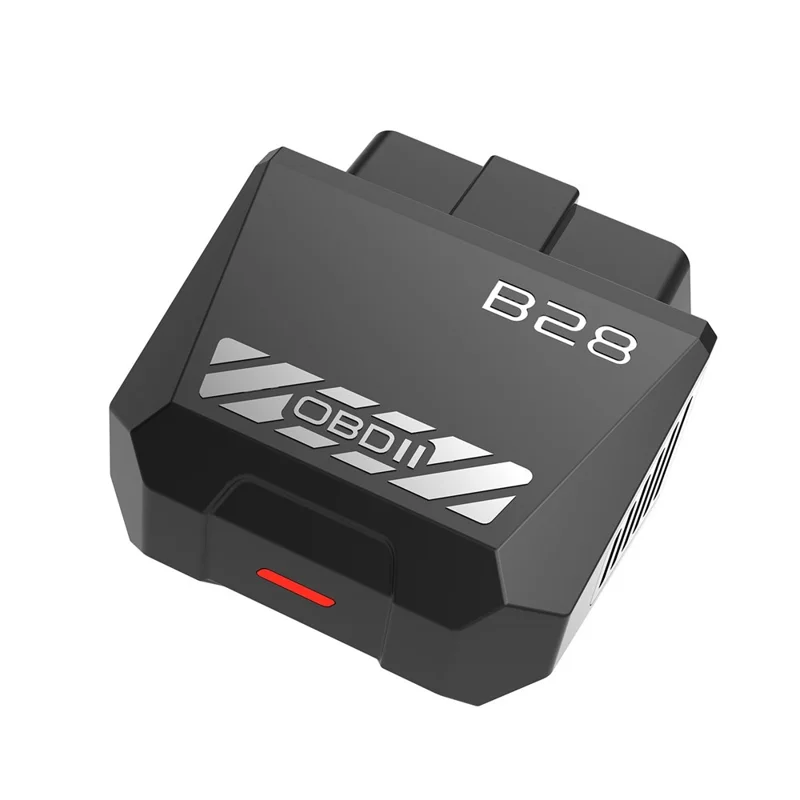 B28 OBD2-Scanner ELM327 Bluetooth 5.1 Auto-Engine-Diagnose-Code-Leser - Schwarz