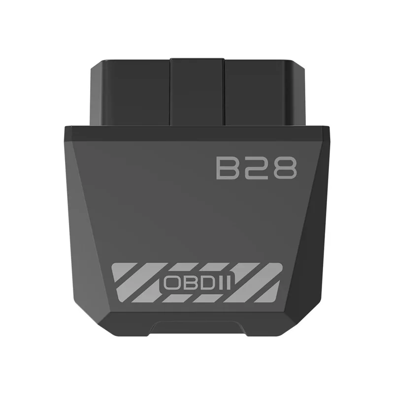 B28 OBD2-Scanner ELM327 Bluetooth 5.1 Auto-Engine-Diagnose-Code-Leser - Schwarz
