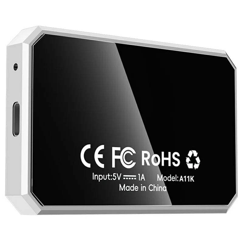 A11K 2+16GB Wireless CarPlay Android Auto AI Box Android 13.0 System 4K HD Output Conversion Box for Car - Silver