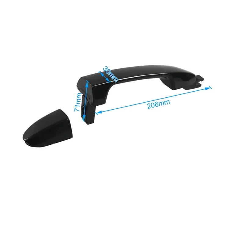 A5431-04 For Kia Spectra 2004-2009 / Spectra5 2005-2009 Rear Right Side Car Door Handle Exterior Pull Handle, OE: 83650-2F000