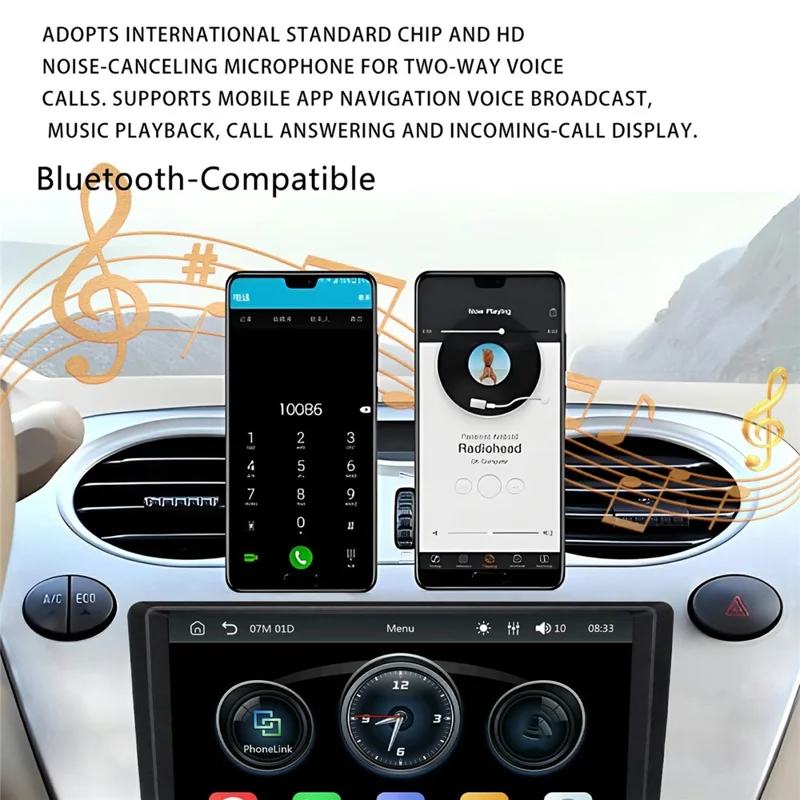 9001W 9 Inch In-Cell Touchscreen MP5 Car Stereo Wireless CarPlay Android Auto
