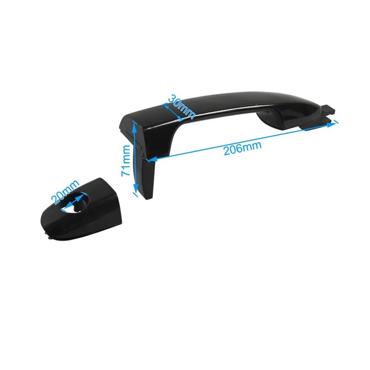 A5431-02 Pour Kia Spectra 2004-2009 / Spectra5 2005-2009 Voiture Droite Avant Extérieur Extérieur Poignée de Traction Remplacement, OE: 82660-2f000