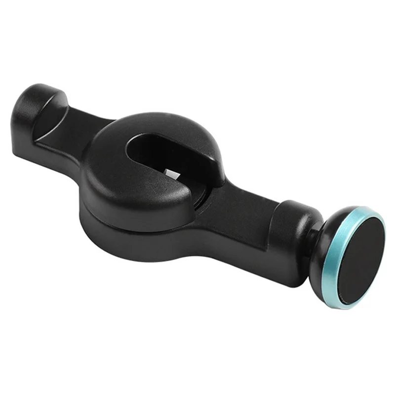 DM-034 Car Headrest Phone Holder Mount Strong Magnetic Tablet Holder Stand Bracket - Blue