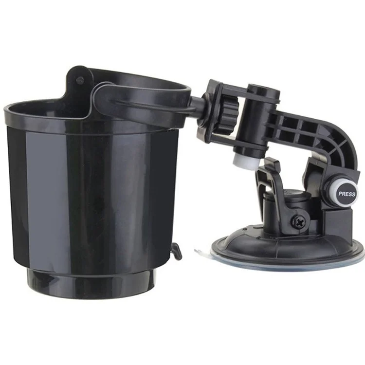 Suporte de Copo para Janela de Carro Ajustável com Ventosa, Suporte para Garrafa de Água e Lata de Bebida