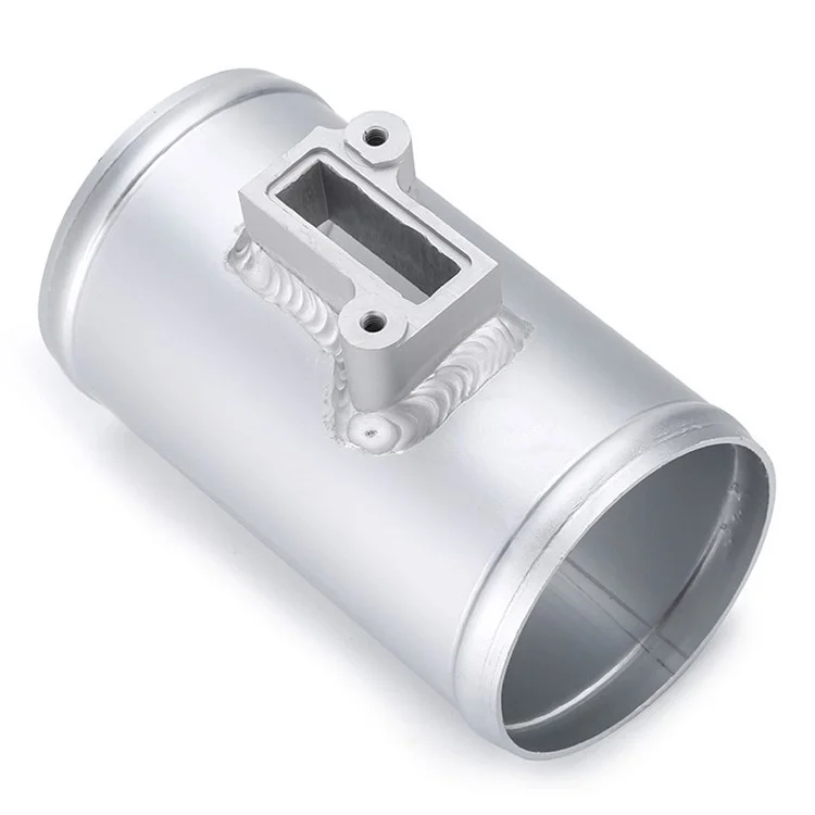 R-EP XH-UN605 Car Engine Air Intake Sensor Car MAF Sensor Air Flow Sensor Adapter Intake Meter Mount Base Air Intake Parts for Honda, Ford - 63mm / 2.5inch