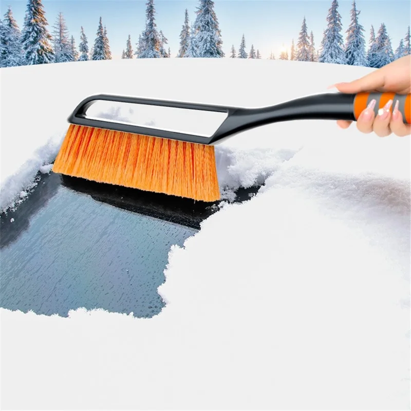 Shunwei X016 Winter Car Windshield Snow Snow Brusc - Laranja