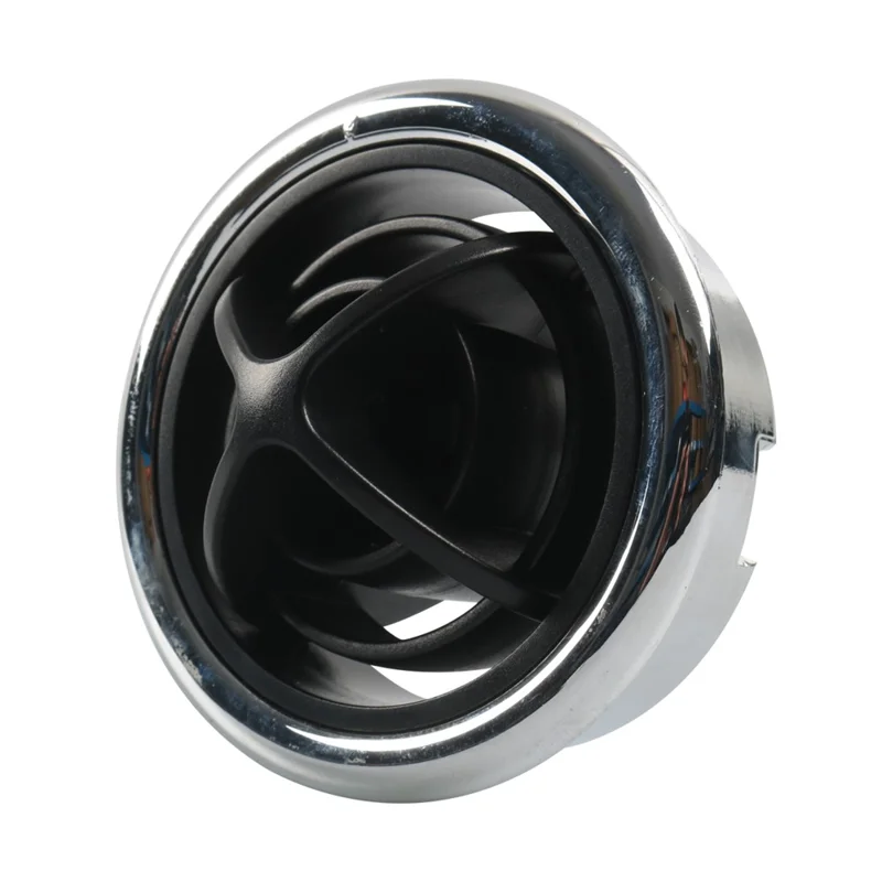 A6765 Snap-On Air Outlet for Cars RVs, Electroplating Air Vent Replacement Part for Vehicles Modified Trucks (Φ87 / 75)