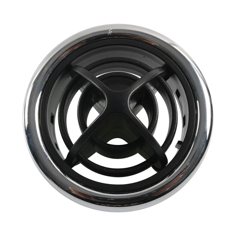 A6765 Snap-On Air Outlet for Cars RVs, Electroplating Air Vent Replacement Part for Vehicles Modified Trucks (Φ87 / 75)