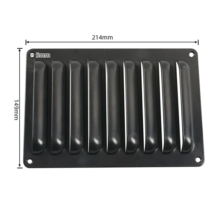 A6786 RV Bus Air Vent Outlet Air Ventilation Outlet Panel Set Grille Cover Vent Hood 214x149mm (avec vis)