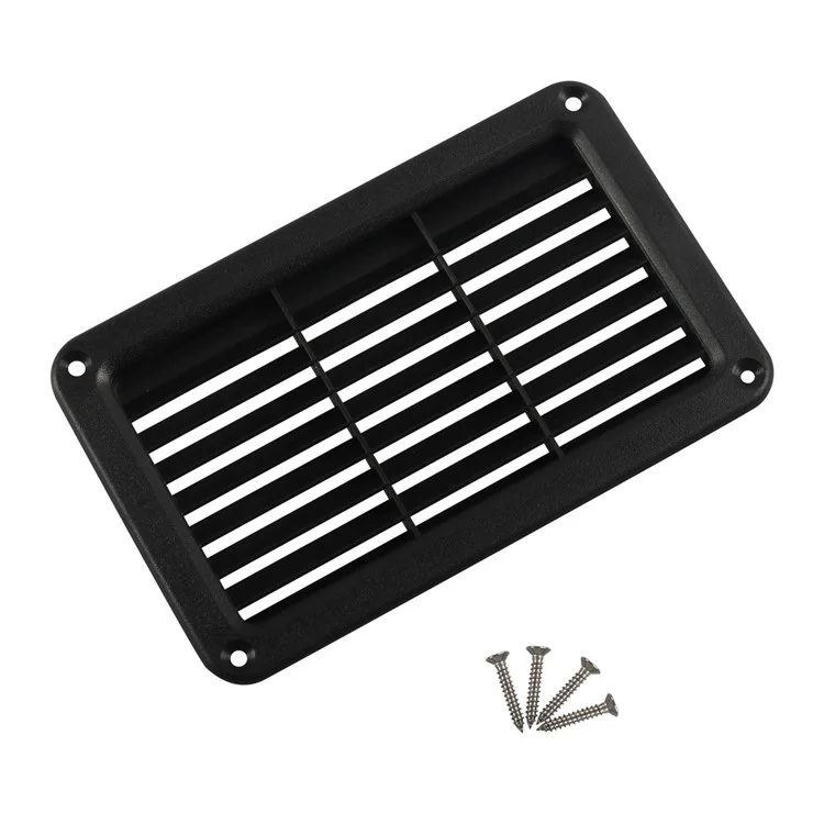 A6789 Bus Vent de Ventilação Tilted Shutter RV Truck Air Ventilation Outlet Painel Grila Tampa 193x122mm (com Parafusos)