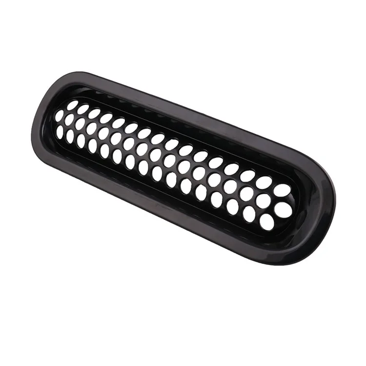7 pièces pour Jeep Wrangler JK 2007-2017 Grille avant de la voiture, grille maillée, grille de protection et filet