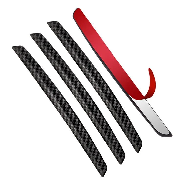 DM-047 4Pcs / Set Car Door Rearview Mirror Anti-collision Strip Guard Protector Universal Protection Sticker