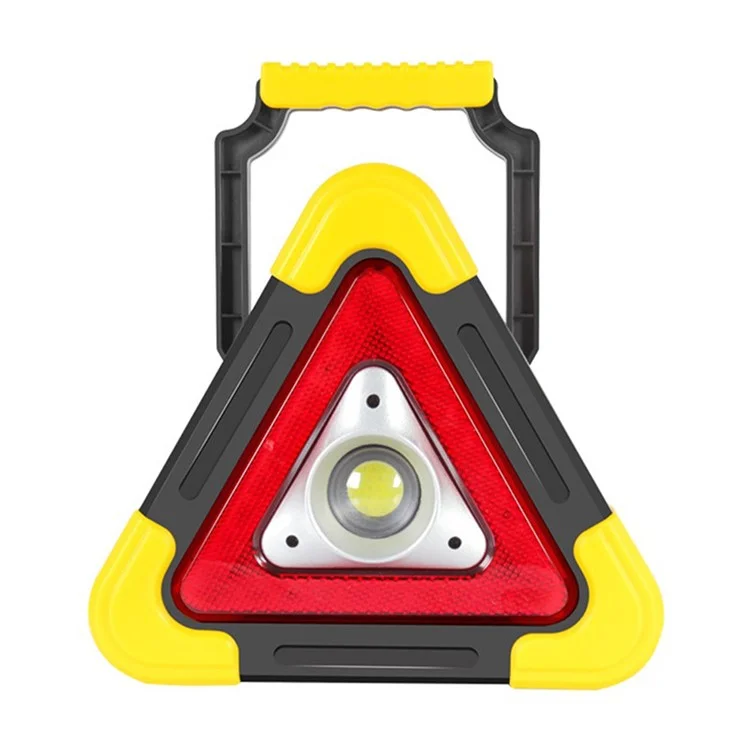 BY-145 USB Rechargeable Triangle Car Repair Warning LED Lamp Traffic Emergency Stop Warning Light