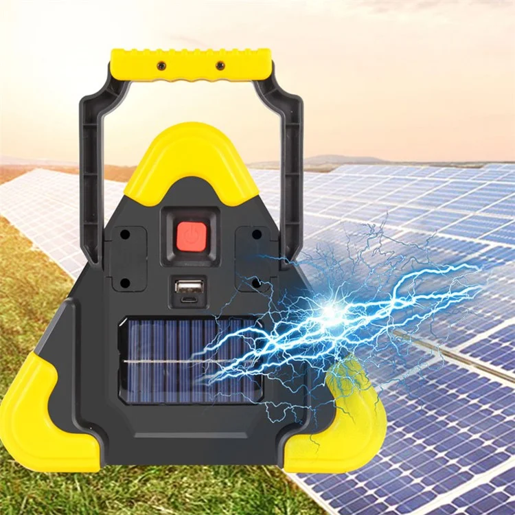 BY-145 USB Rechargeable Triangle Car Repair Warning LED Lamp Traffic Emergency Stop Warning Light