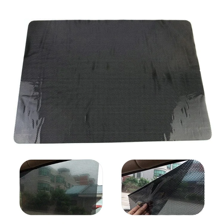 BY-337 Car Side Window Sunshade Sticker Anti-UV Privacy Protection Car Glass Windshield Film Black