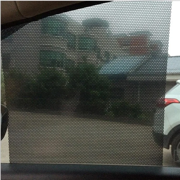 BY-337 Car Side Window Sunshade Sticker Anti-UV Privacy Protection Car Glass Windshield Film Black