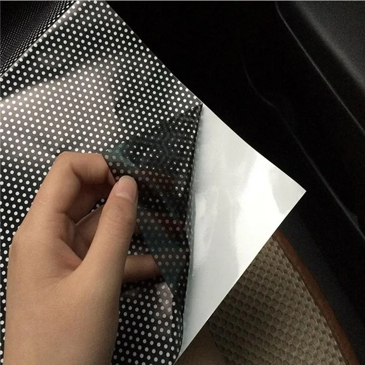 BY-337 Car Side Window Sunshade Sticker Anti-UV Privacy Protection Car Glass Windshield Film Black