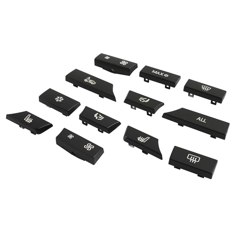 A6750-02 12 Stück / Set Autoklimaanlage 12-Tasten-Abdeckung Ersatz Autozubehör für F02 F10, OE: 61319313923