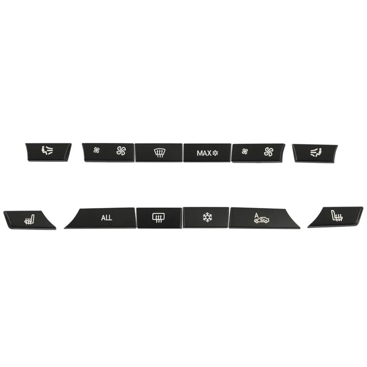 A6750-02 12 Stück / Set Autoklimaanlage 12-Tasten-Abdeckung Ersatz Autozubehör für F02 F10, OE: 61319313923