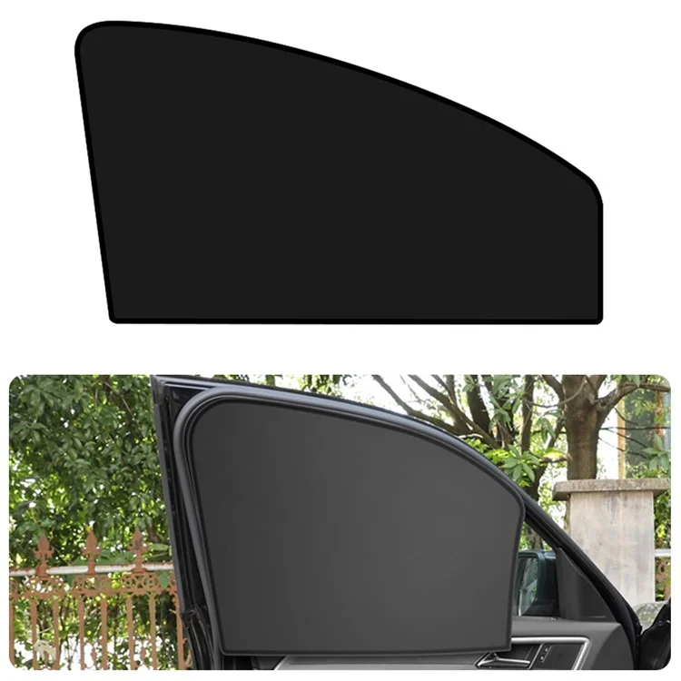 Parasole per finestrino laterale anteriore dell'auto Protezione UV in poliestere con magneti (lato conducente, 62x48x33cm)