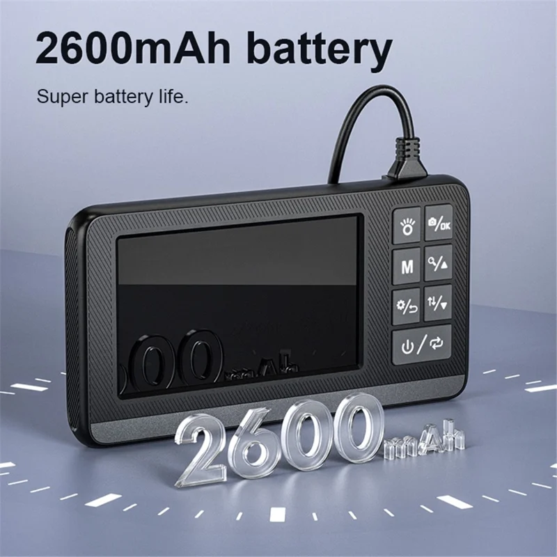 INSKAM P005 3m Wire 1080P Inspection Camera 4.3'' Display Screen Dual Lens Endoscope Industrial Borescope