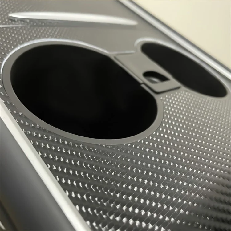 M30107 Para Tesla Model 3 / Y TPE+ABS Ashtray Design Car Center Console Organizador de Bebidas Suporte de Copo Bandeja