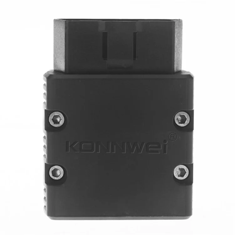 Konnwei KW902 Bluetooth 4.0 5.0 ELM327 OBD2 IOS / Android Dual-Mode Car Fehlerdetektordiagnosevorrichtung - Schwarz