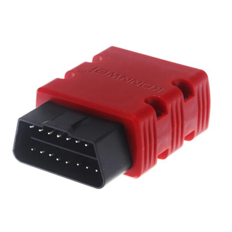 KONNWEI KW902 Bluetooth-compatible 4.0 5.0 ELM327 OBD2 IOS / Android Dual-Mode Car Fault Detector Diagnosis Device - Red