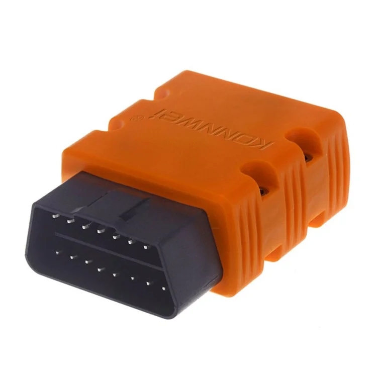KONNWEI KW902 Bluetooth-compatible 4.0 5.0 ELM327 OBD2 IOS / Android Dual-Mode Car Fault Detector Diagnosis Device - Orange
