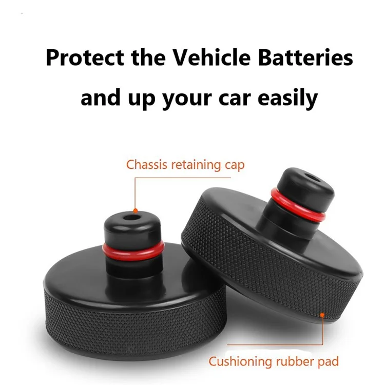 M30922 4Pcs For Tesla Model 3 / X / S / Y Car Rubber Lifting Jack Pad Adapter Tool Chassis with Storage Bag