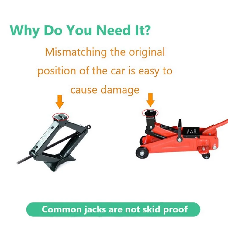 M30922 4Pcs For Tesla Model 3 / X / S / Y Car Rubber Lifting Jack Pad Adapter Tool Chassis with Storage Bag