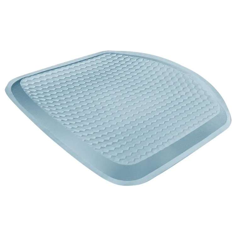 Pad de siège de refroidissement pour voiture Coussin de siège en gel à pression soulageante et respirant pour chaise de bureau - Bleu