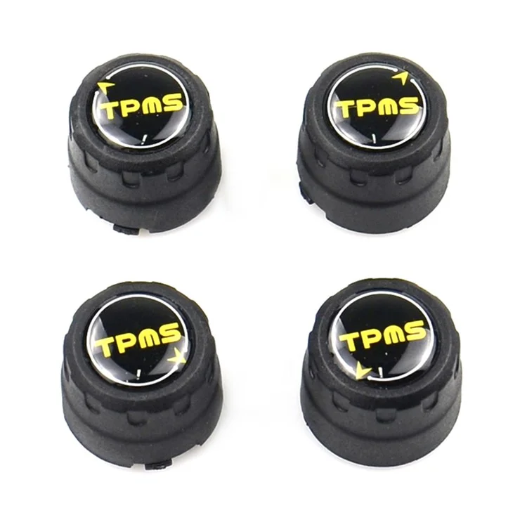 V101B 4PCS Bluetooth 5.0 Датчики контроля давления в шинах автомобиля, мониторы, инструменты, режимы аварийной сигнализации, реальный дисплей времени, управляемый приложением (внешняя установка)