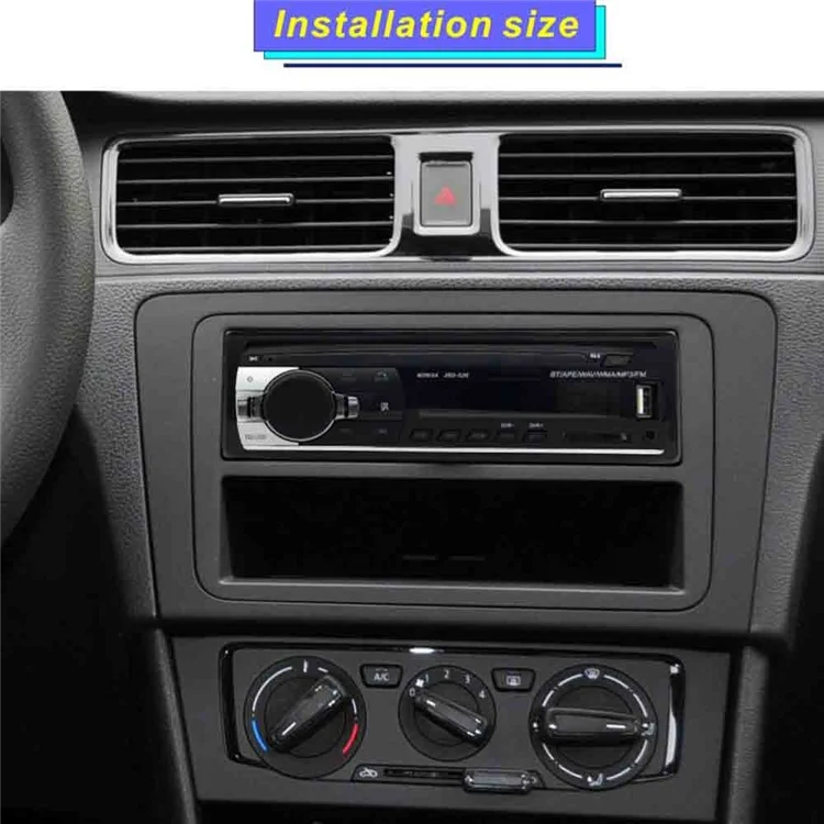 JSD-520 Car Bluetooth-compatible MP3 Player Digital Display FM Radio Car Audio Device (TF Card Version)