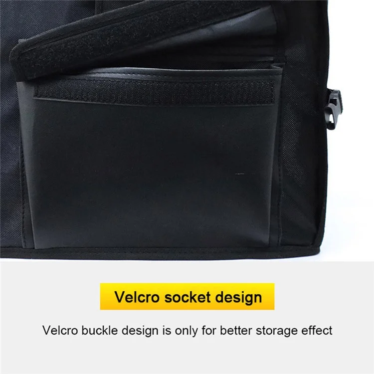 YH-4331 100L Box di Stoccaggio del Bagagliaio dell'Auto Custodia Esterna per Viaggio con Coperchio per SUV - Nero