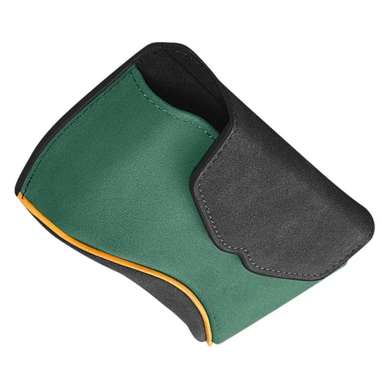 Universal Clip-on Sunglasses Case for Car Sunvisor Card Holder Glasses Storage Box - Green