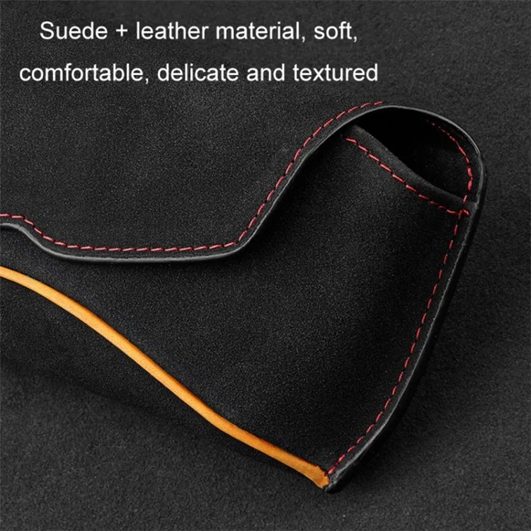Universal Clip-on Sunglasses Case for Car Sunvisor Card Holder Glasses Storage Box - Red