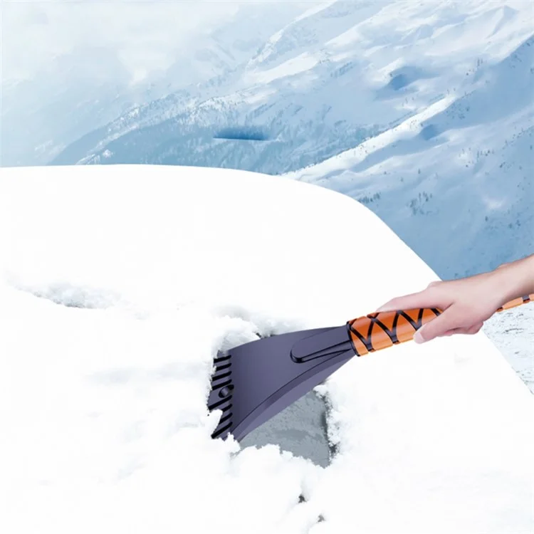 ST-3908 Pá Extensível Destacável de Remoção de Neve de Cabeça Dupla para Inverno Raspador de Neve para Pára-brisas de Carro Escova