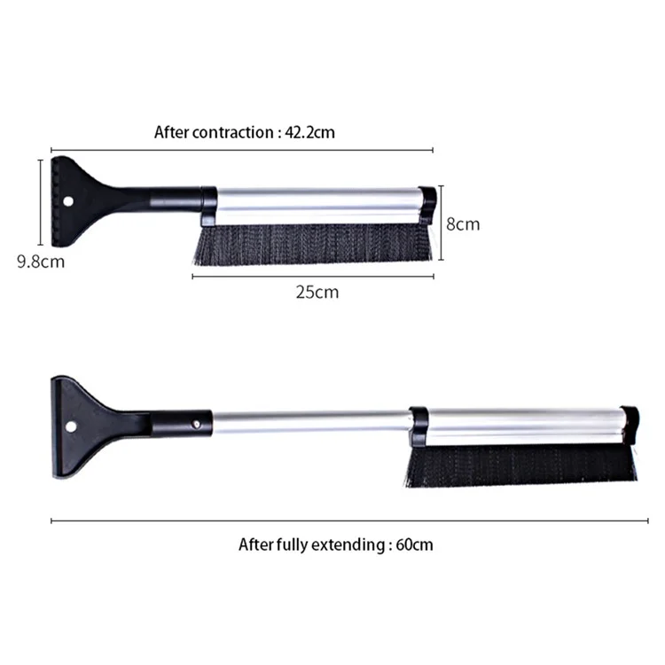 SD-X009 Winter Telescopic Dual Head Snow Shovel Brush Car Windshield Snow Removal Tool