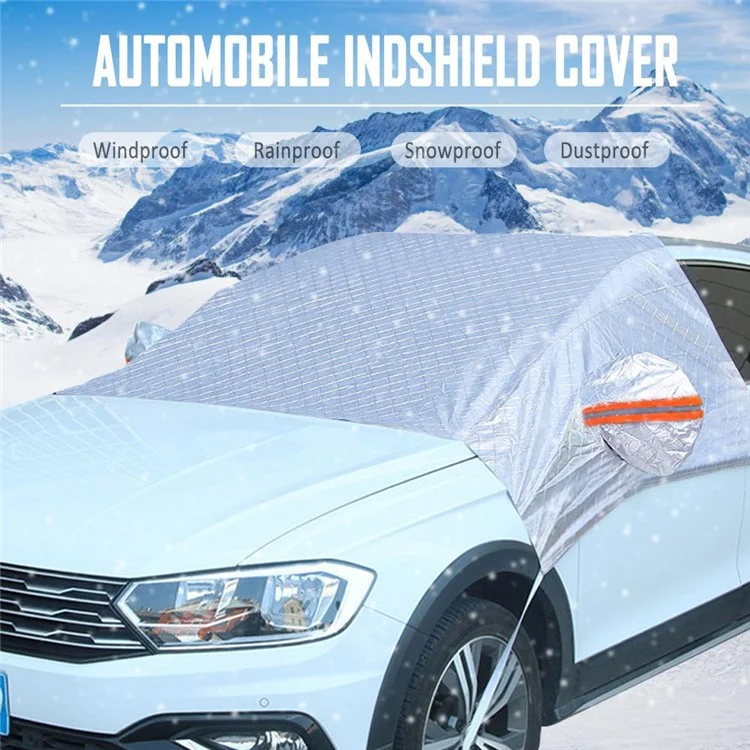 R-3910 Protecteur de pare-brise avant de voiture réfléchissant contre la neige et la glace Pare-soleil 
