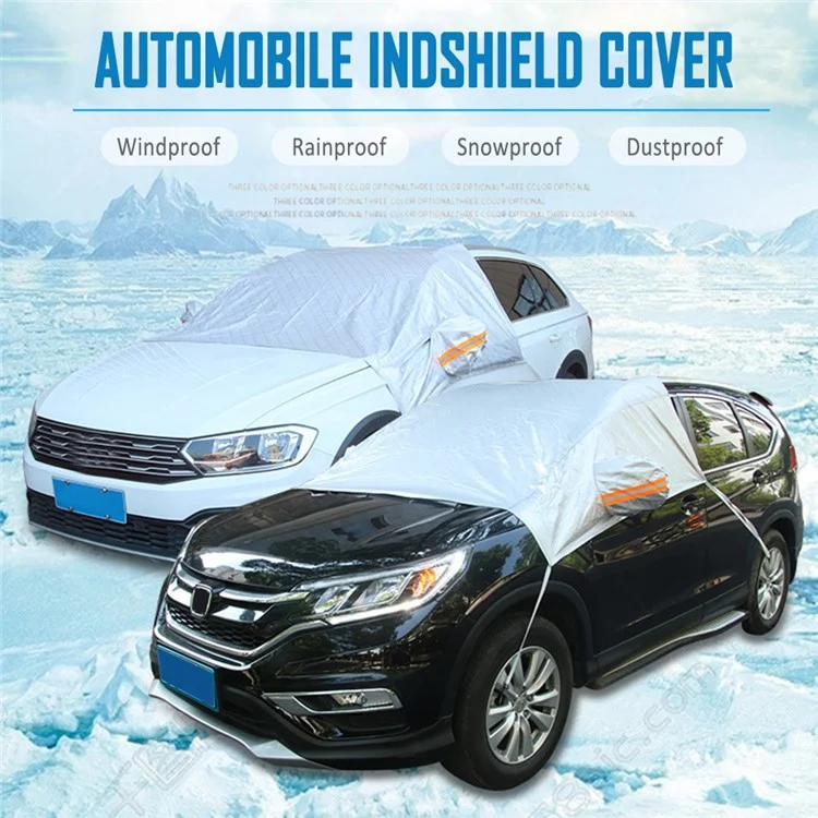 R-3910 Protecteur de pare-brise avant de voiture réfléchissant contre la neige et la glace Pare-soleil 