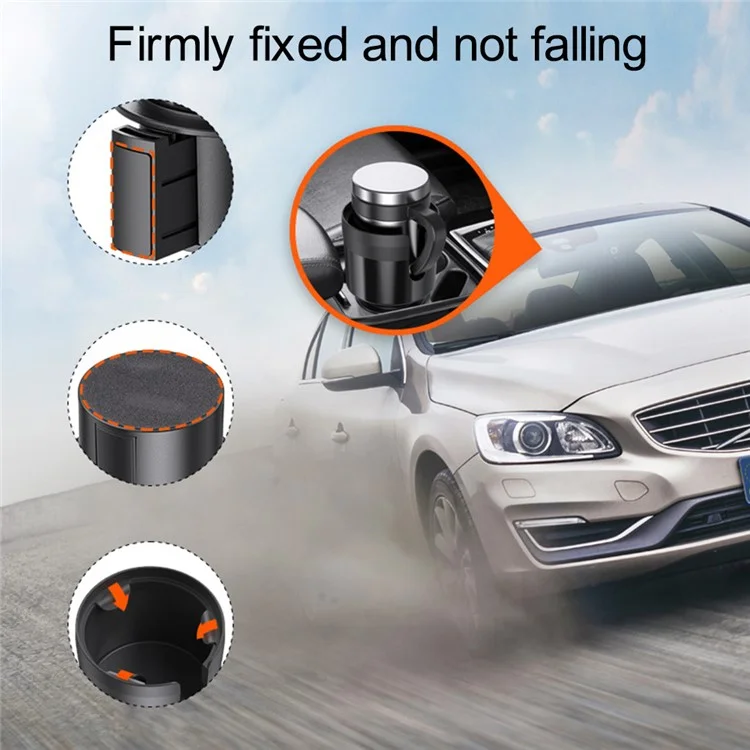 Expansor de Suporte para Copo de Carro de Plástico SD-1039 com Base Ajustável para Xícaras, Garrafas e Copos