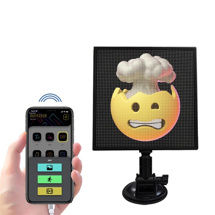 Luce display LED per lunotto posteriore auto P32L 32x32LED Controllo app smartphone Schermo luminoso per auto per decorazione della casa 