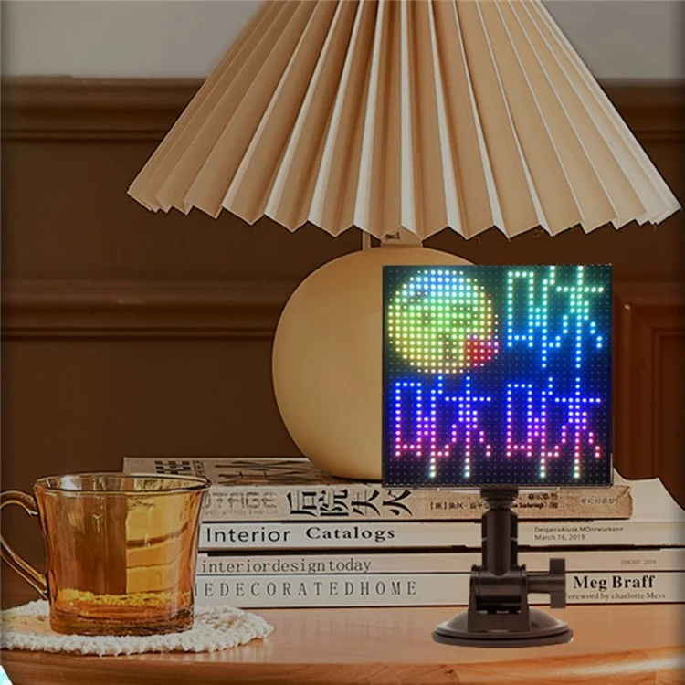 Luce display LED per lunotto posteriore auto P32L 32x32LED Controllo app smartphone Schermo luminoso per auto per decorazione della casa 