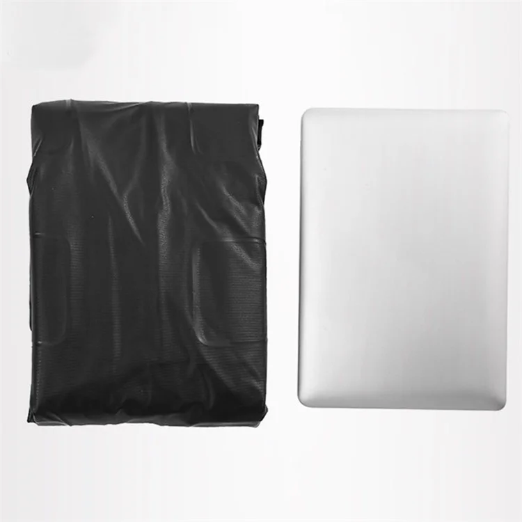 BY-688 Inflatable SUV Air Mattress Camping Bed PVC + Flocking Car Travel Sleeping Bed - Black